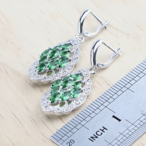 Sterling Silver Wedding Jewelry Set forWomen,Bridal,925STAMPED,any Occasion Gift - Picture 3 of 6